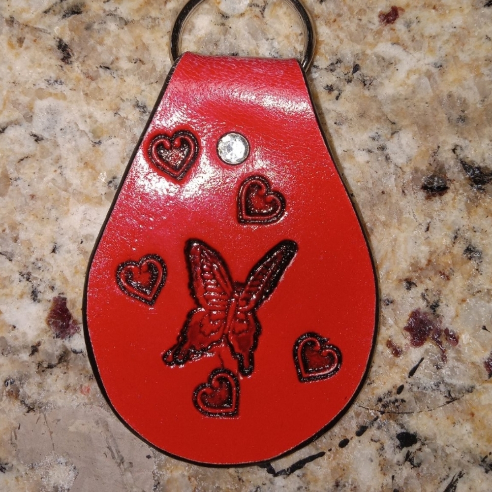 Handcrafted Leather Keychain